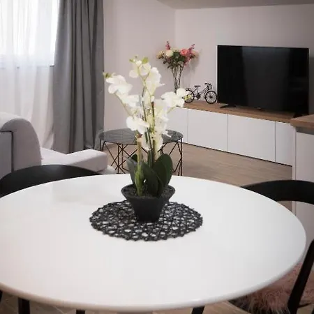 J&j With Swimming Pool Apartamento Podstrana